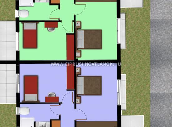 #23139 - 2+1 room Apartment on 2nd floor - Trikomo / Iskele - Apartament 2+1